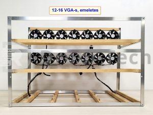 Emeletes bányász gép keret - 16 VGA-ig – részlet 2