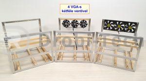 RIG bányász gép keret 4 VGA – részlet 2