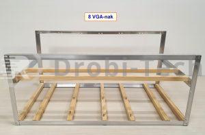 RIG bányászgép KERET, 8 VGA-nak – részlet 3