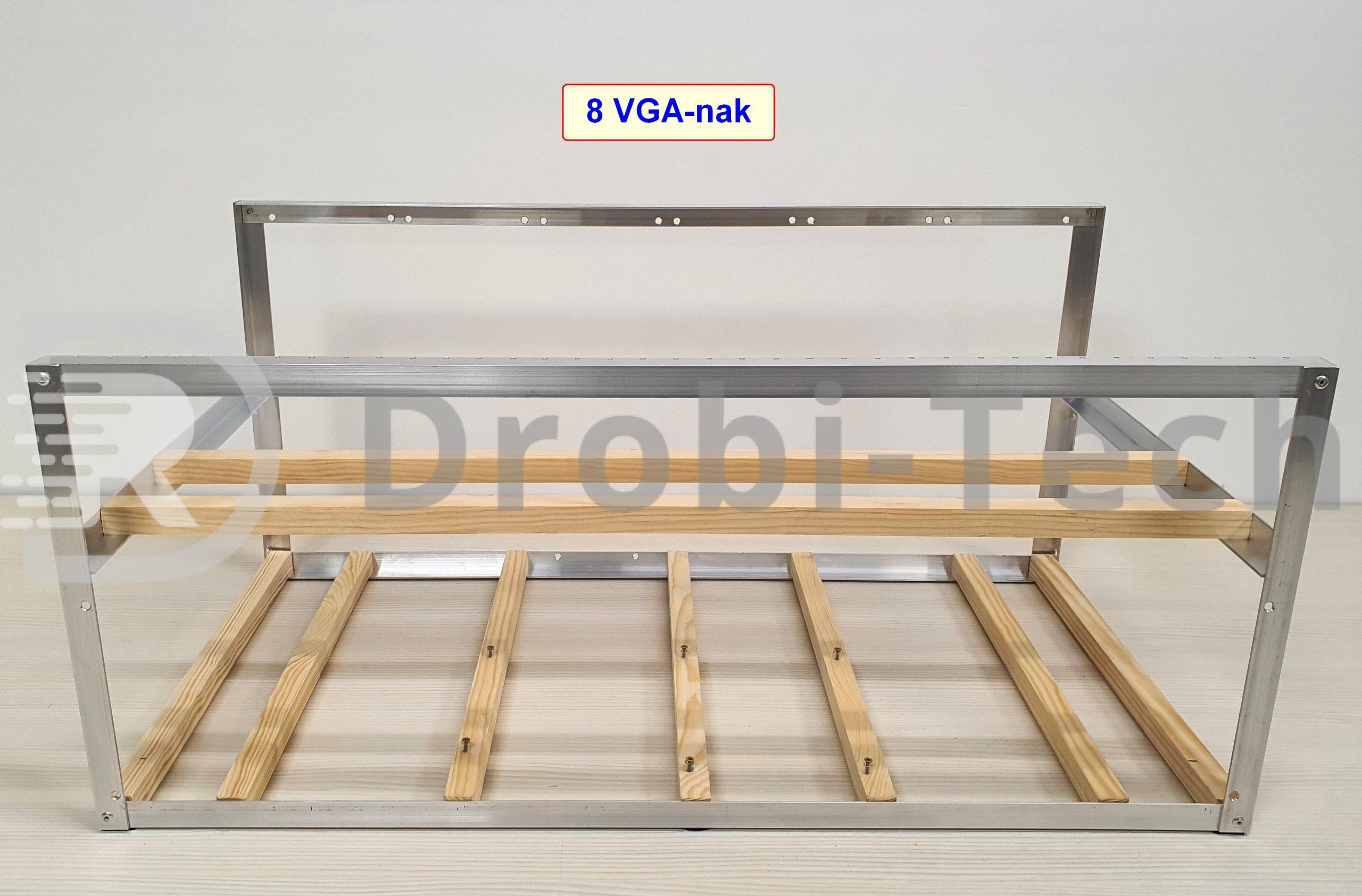 RIG bányászgép KERET, 8 VGA-nak - Image 4