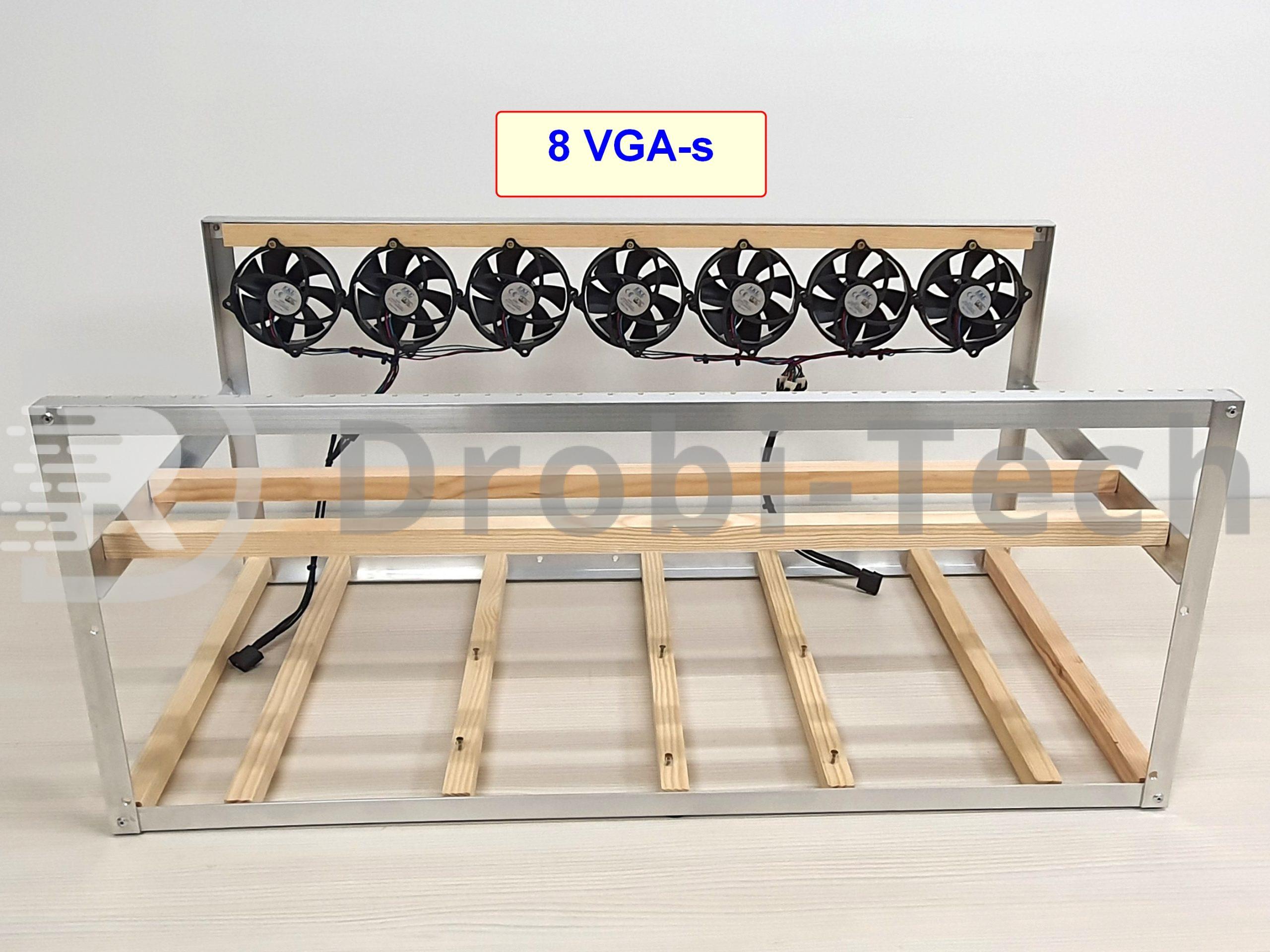 RIG bányászgép KERET, 8 VGA-nak - Image 7