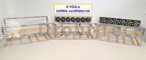 RIG bányászgép KERET, 8 VGA-nak – részlet 14
