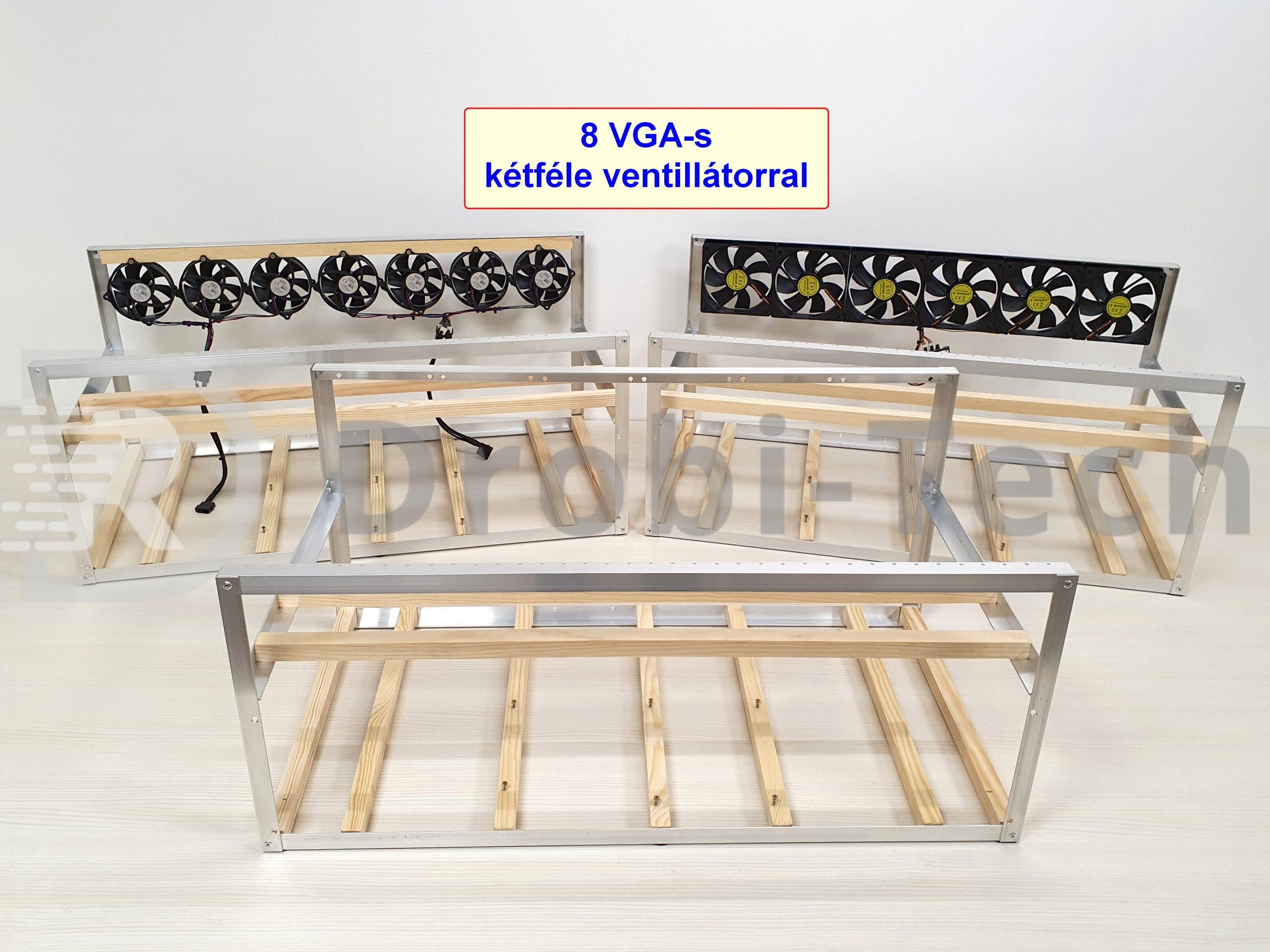 RIG bányászgép KERET, 8 VGA-nak - Image 16