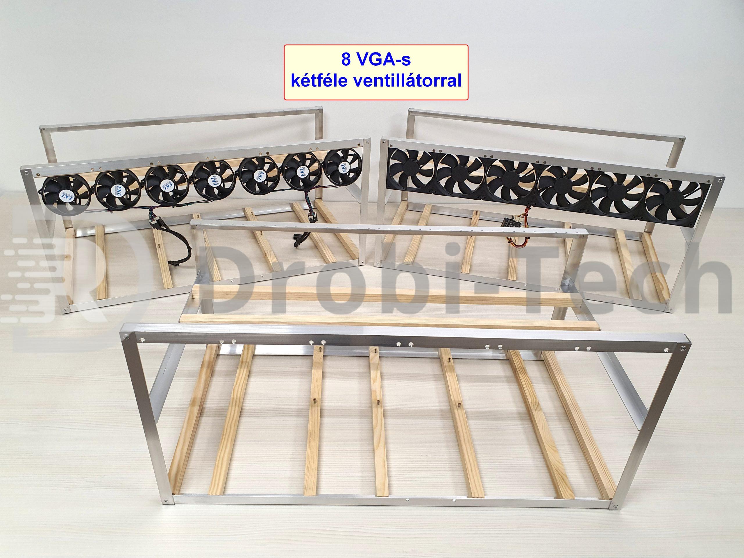 RIG bányászgép KERET, 8 VGA-nak - Image 18